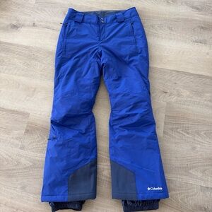 Columbia women’s bugaboo insulated omni-heat ski/snowboards pants size small